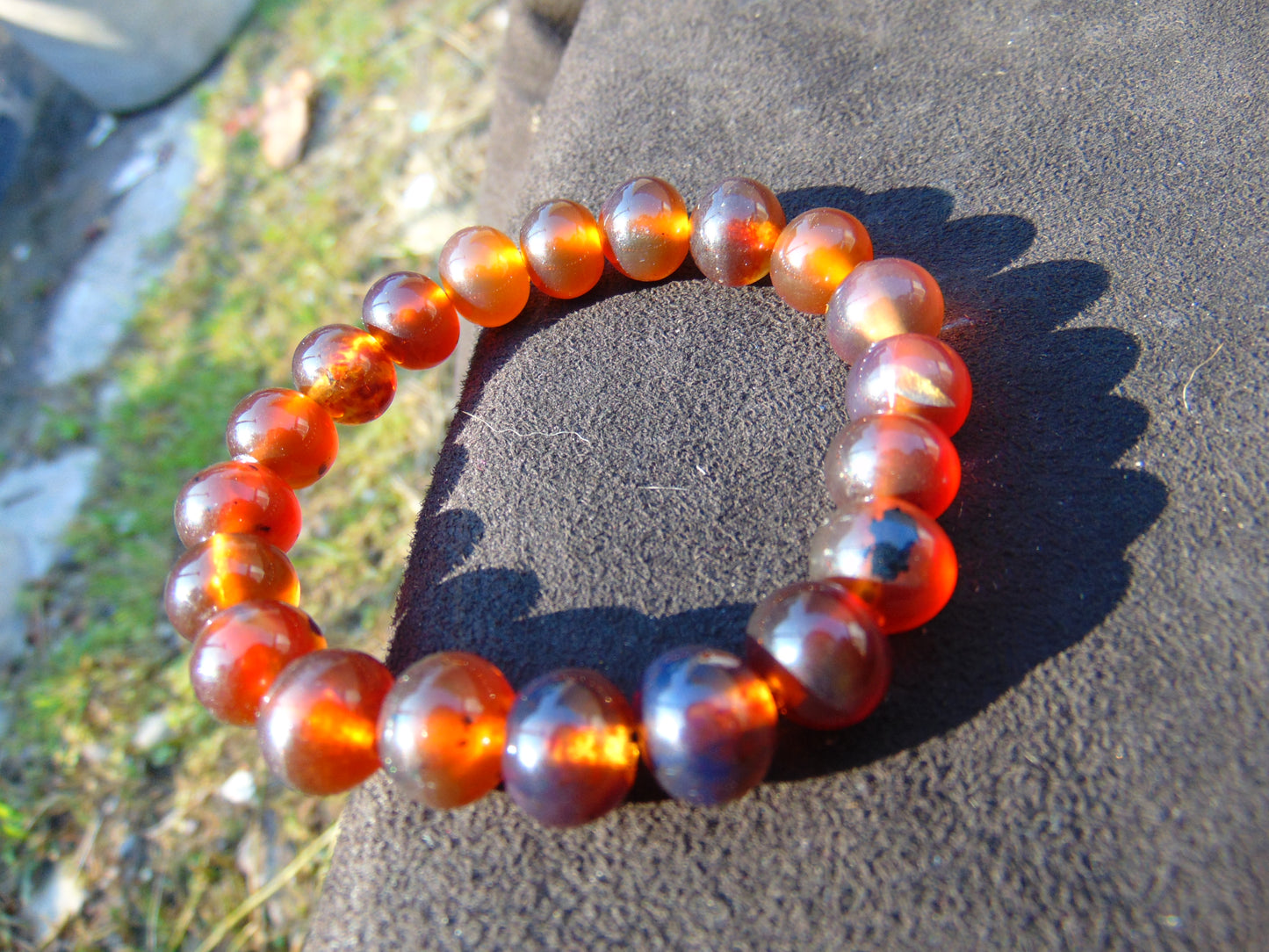12 Gram Small Beads Bracelet Indonesian Amber for Healing AW10B14