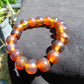 18 Gram 18 Small Beads Bracelet Indonesian Red Amber for Healing SB16