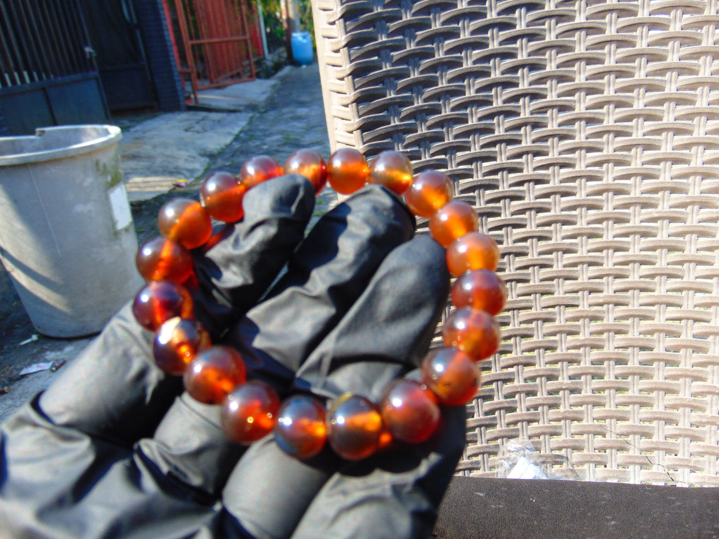 12 Gram Small Beads Bracelet Indonesian Amber for Healing AW10B14