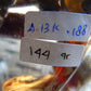 144 gram Small Beads Combination Necklace Indonesian white Red Amber for Healing A13K188