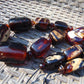 186 gram Small Beads Combination Necklace Indonesian white Blue Amber for Healing A13K186