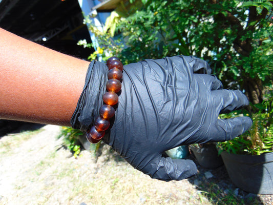 18 Gram 18 Small Beads Bracelet Indonesian Red Amber for Healing SB21