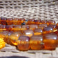 84 gr Komboloi Tasbih Rosary 33+2 Beads 14x14 mm Indonesian Yellow Blue Amber for Healing 26TTS9