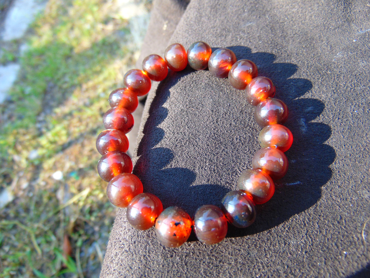 12 Gram Small Beads Bracelet Indonesian Amber for Healing AW10B10