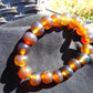 18 Gram 18 small Beads Bracelet Indonesian Yellow Bluish Amber for Healing SB18