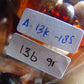 136 gram Small Beads Combination Necklace Indonesian white Blue Amber for Healing A13K185
