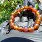 18 Gram 18 small Beads Bracelet Indonesian Yellow Bluish Amber for Healing SB18