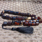 99 gr Komboloi Tasbih Rosary 33+2 Beads 15x15 mm Indonesian Yellow Blue Amber for Healing 26TTS1