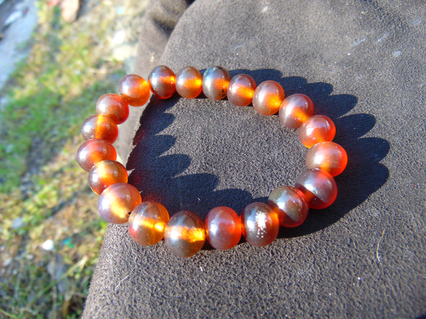 14 Gram Small Beads Bracelet Indonesian Amber for Healing AW10B19