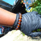 18 Gram 18 small Beads Bracelet Indonesian Yellow Bluish Amber for Healing SB18