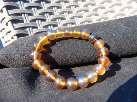 13 Gram Small Beads Bracelet Indonesian Amber for Healing AW10B2