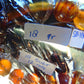 18 Gram 18 small Beads Bracelet Indonesian Yellow Bluish Amber for Healing SB18