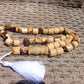 86 gr Komboloi Tasbih Rosary 33+2 Beads 14x14 mm Indonesian White Amber for Healing 26TTS3