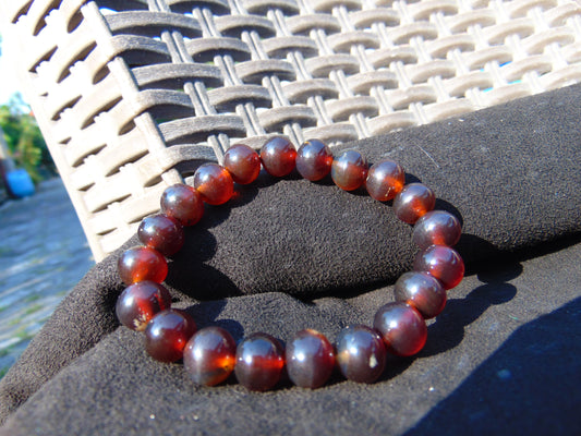 12 Gram Small Beads Bracelet Indonesian Amber for Healing AW10B17