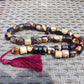 92 gr Komboloi Tasbih Rosary 33+2 Beads 14x14 mm Indonesian White Amber for Healing 26TTS6
