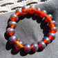 18 Gram 18 Small Beads Bracelet Indonesian Red Amber for Healing SB15