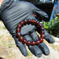 18 Gram 18 Small Beads Bracelet Indonesian Red Amber for Healing SB15