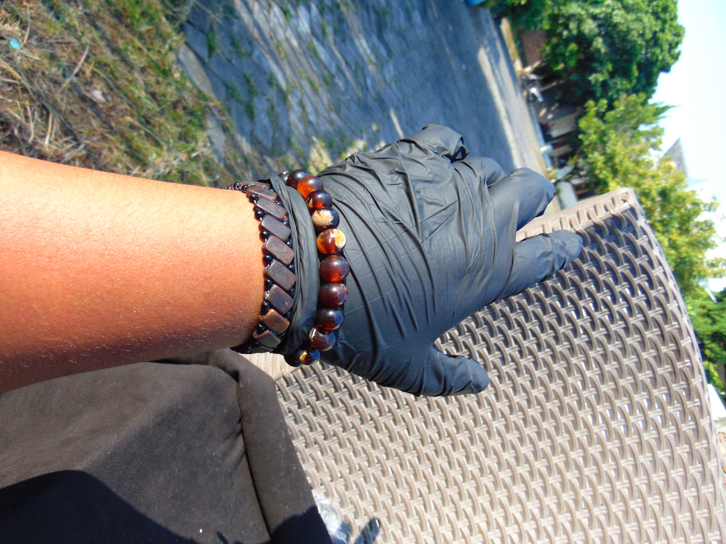 13 Gram Small Beads Bracelet Indonesian Amber for Healing AW10B12