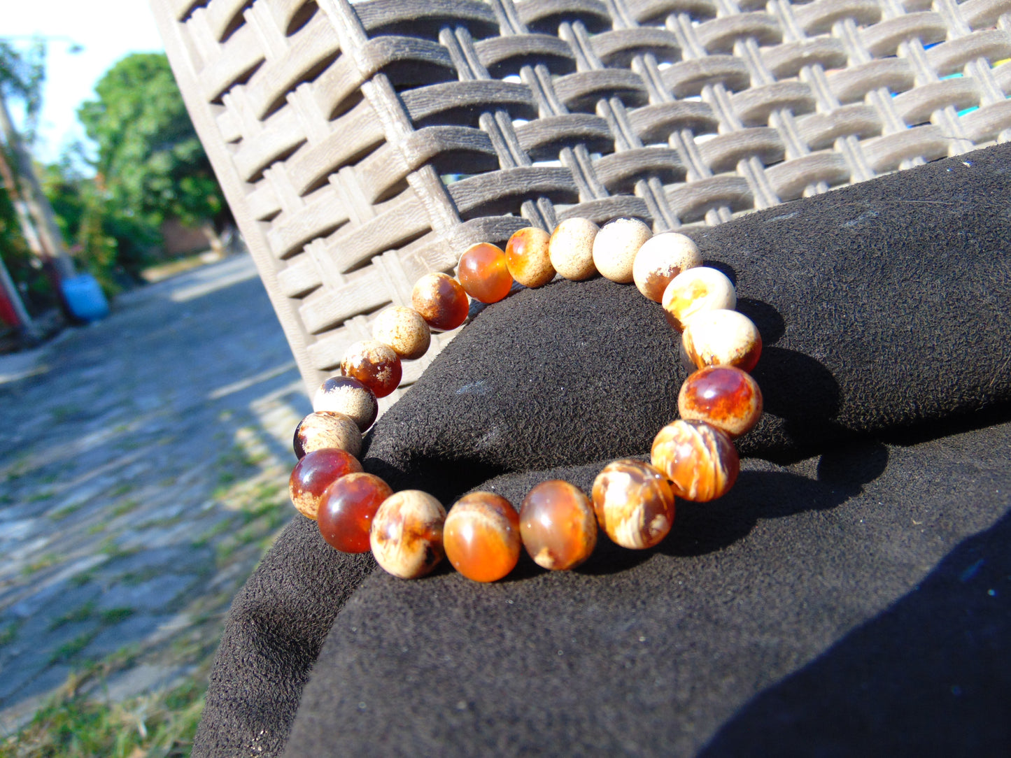 12 Gram Small Beads Bracelet Indonesian Amber for Healing AW10B8