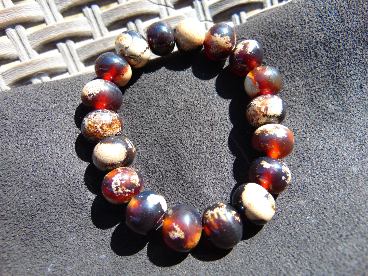 18 Gram 18 Small Beads Bracelet Indonesian Amber for Healing SB19