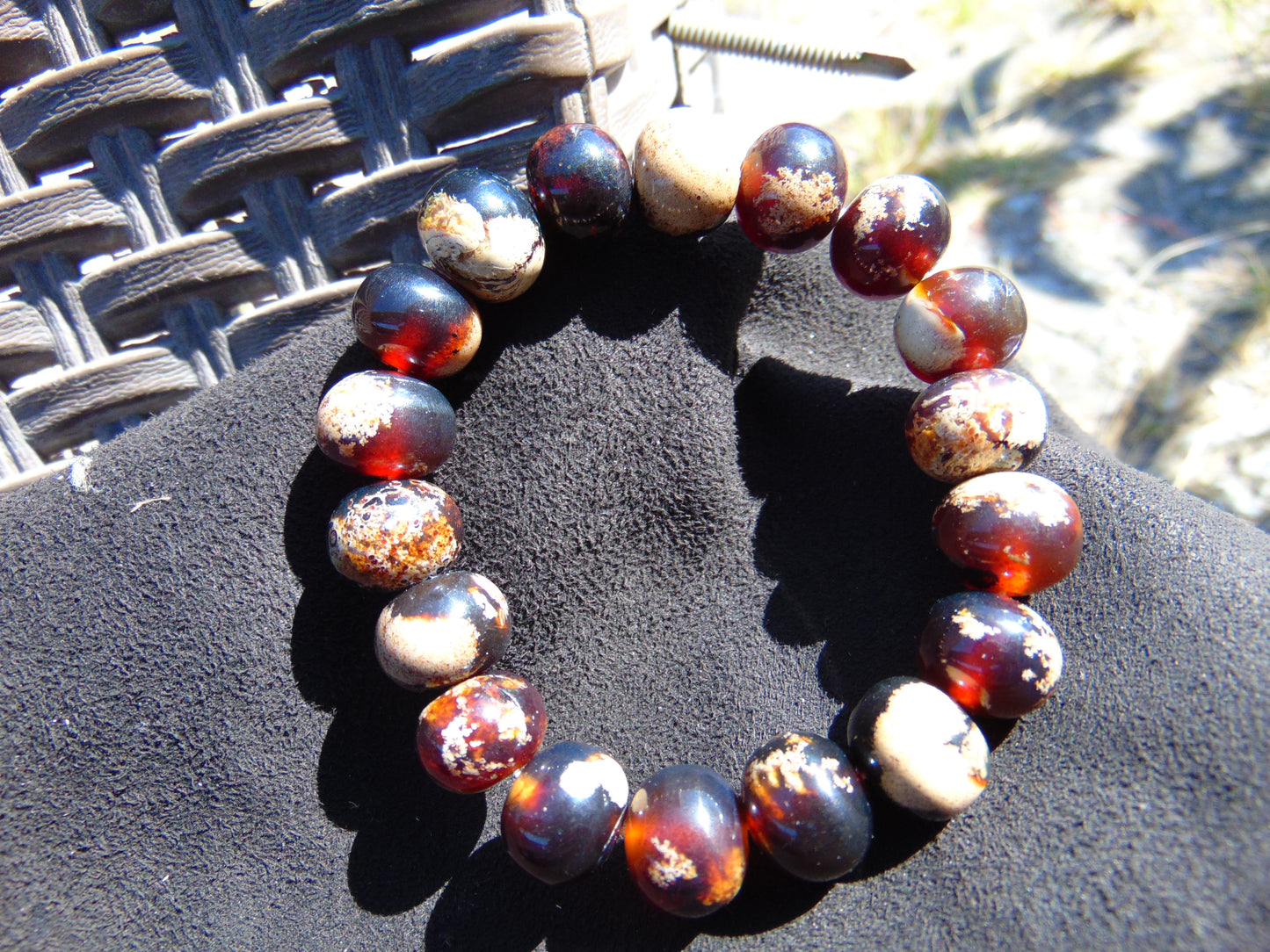18 Gram 18 Small Beads Bracelet Indonesian Amber for Healing SB19