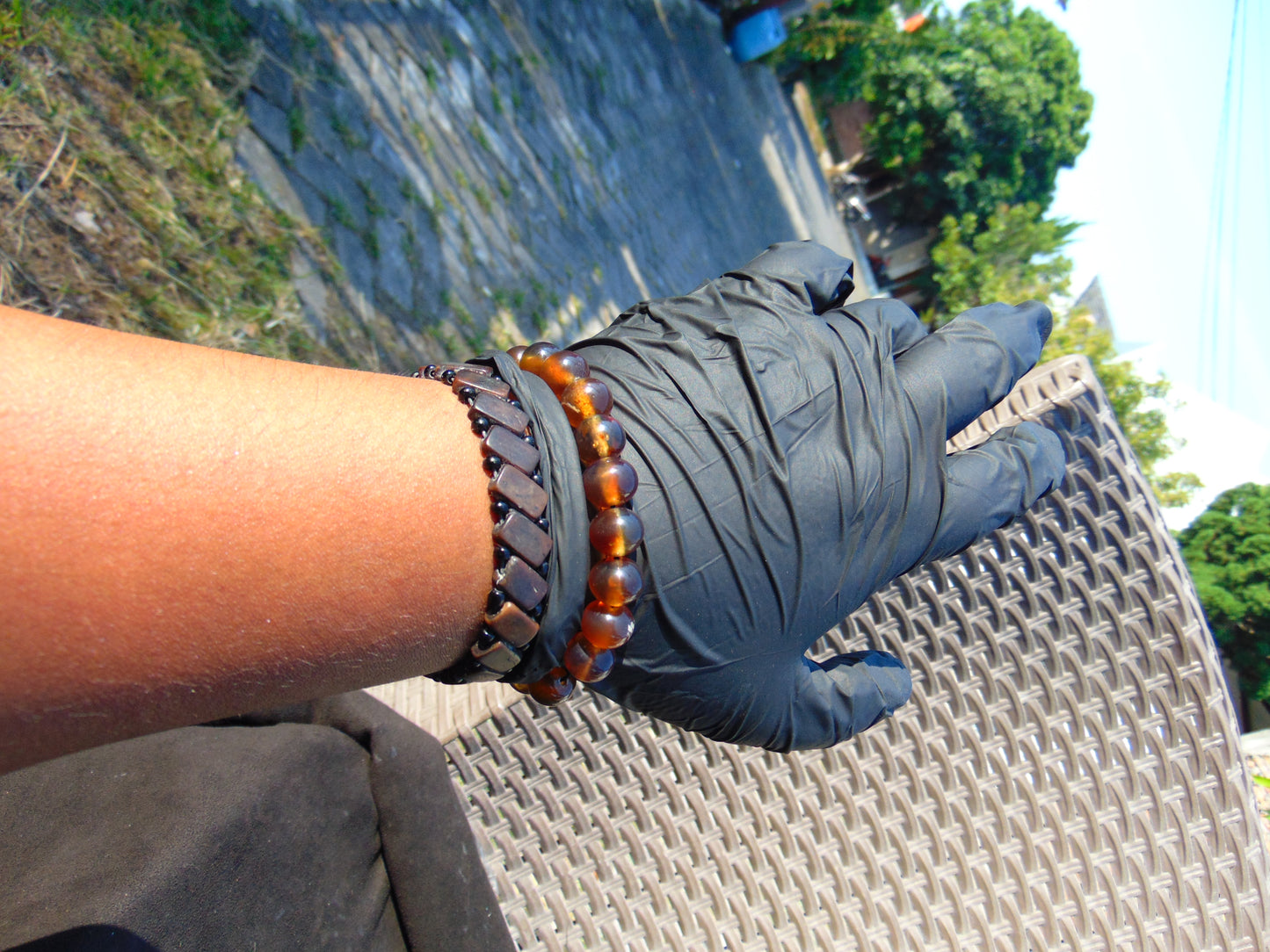 13 Gram Small Beads Bracelet Indonesian Amber for Healing AW10B1