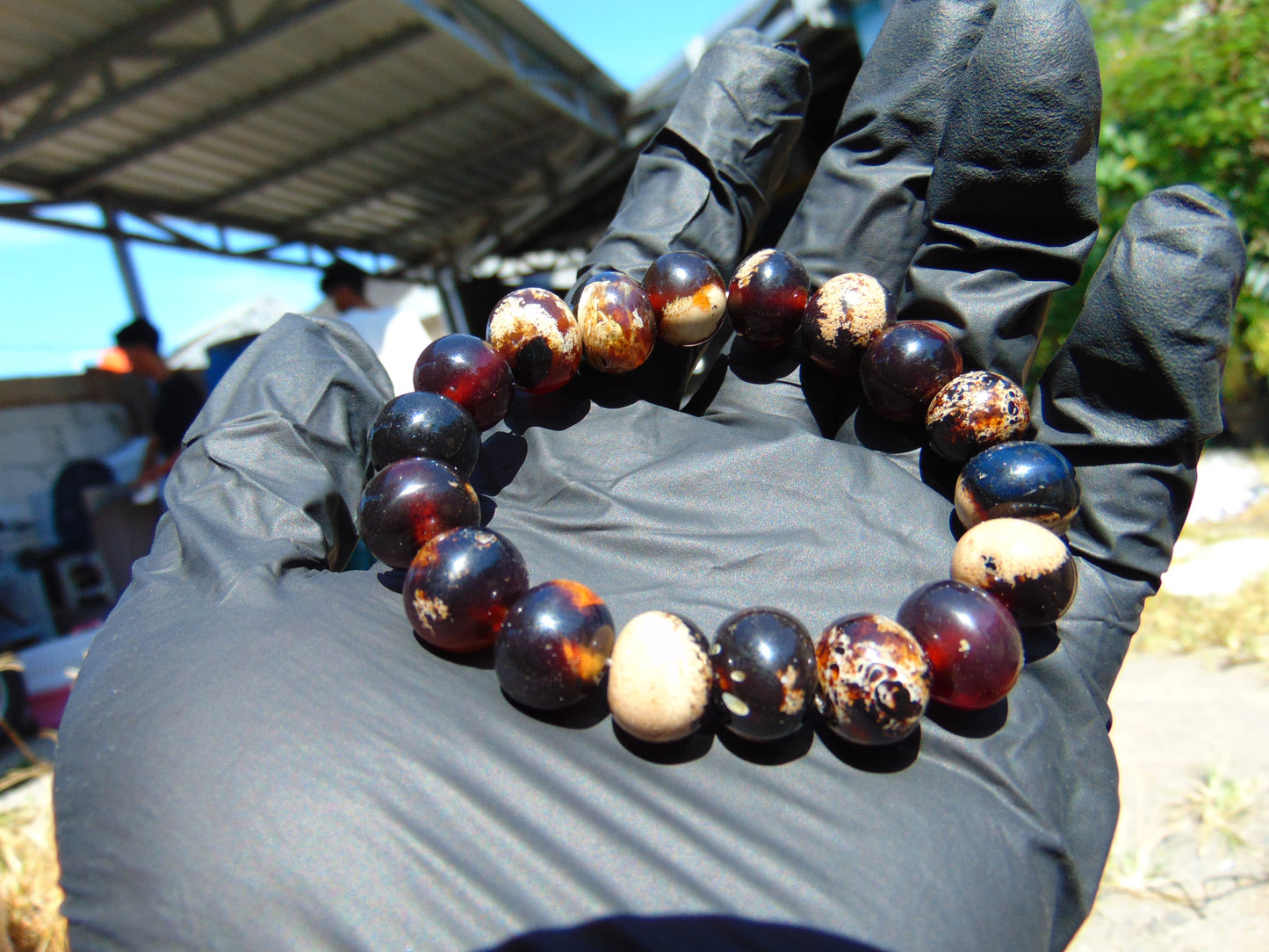 18 Gram 18 Small Beads Bracelet Indonesian Amber for Healing SB19