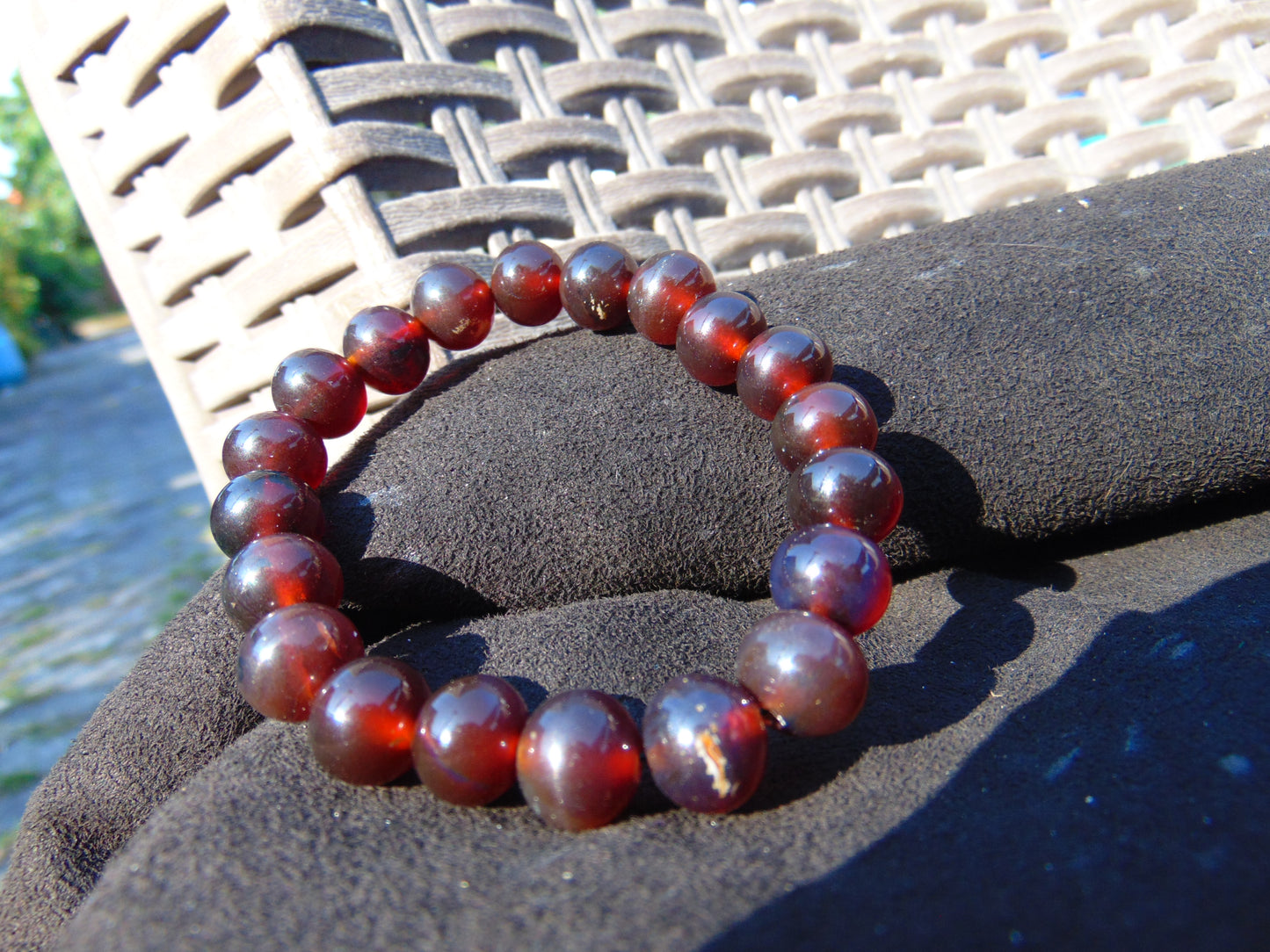 12 Gram Small Beads Bracelet Indonesian Amber for Healing AW10B4