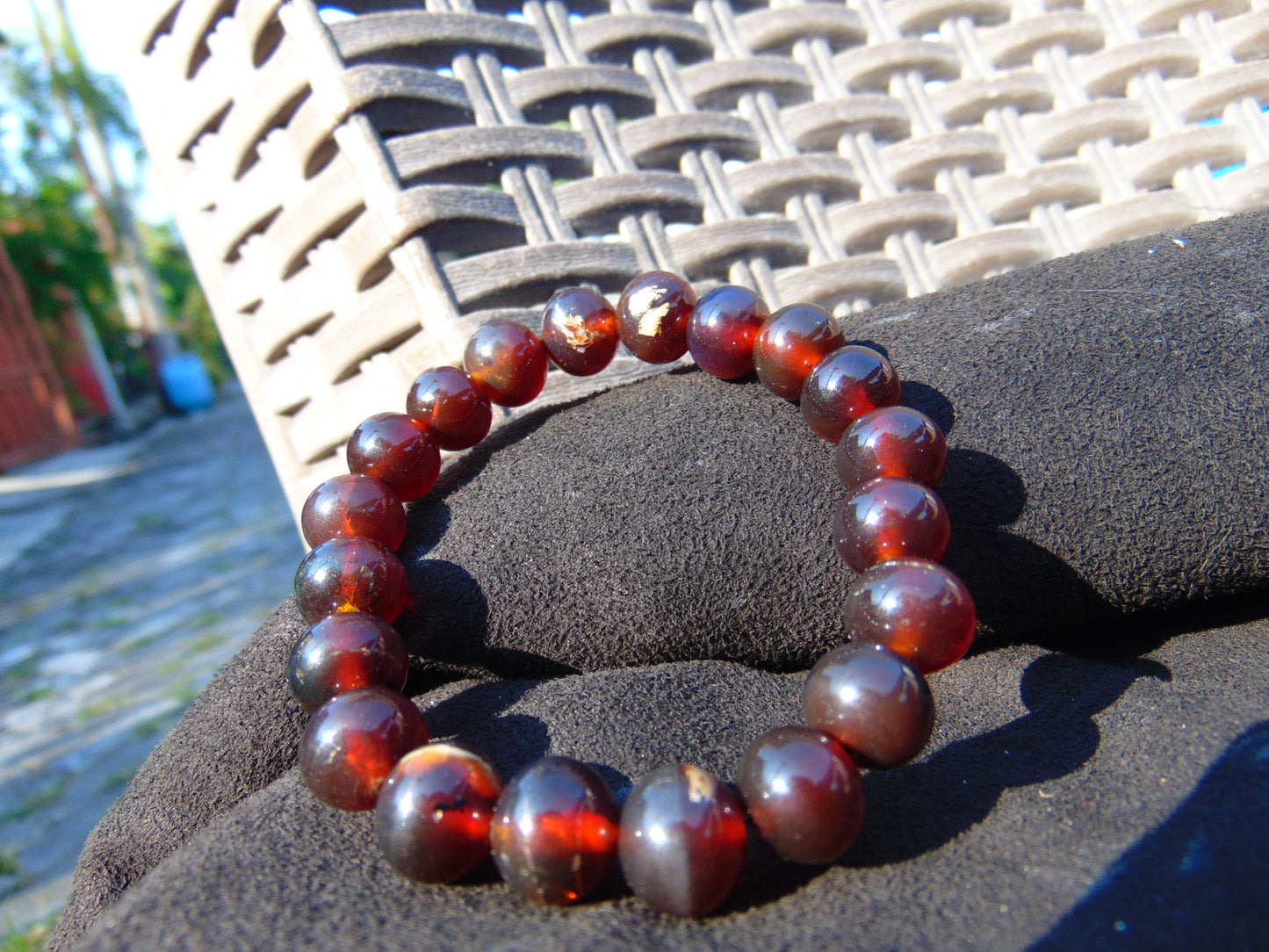 12 Gram Small Beads Bracelet Indonesian Amber for Healing AW10B4