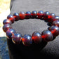 18 Gram 18 Small Beads Bracelet Indonesian Red Amber for Healing SB11