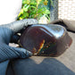 297 gram Full polished Indonesian Purple Blue Amber for Healing ar120