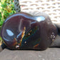 297 gram Full polished Indonesian Purple Blue Amber for Healing ar120