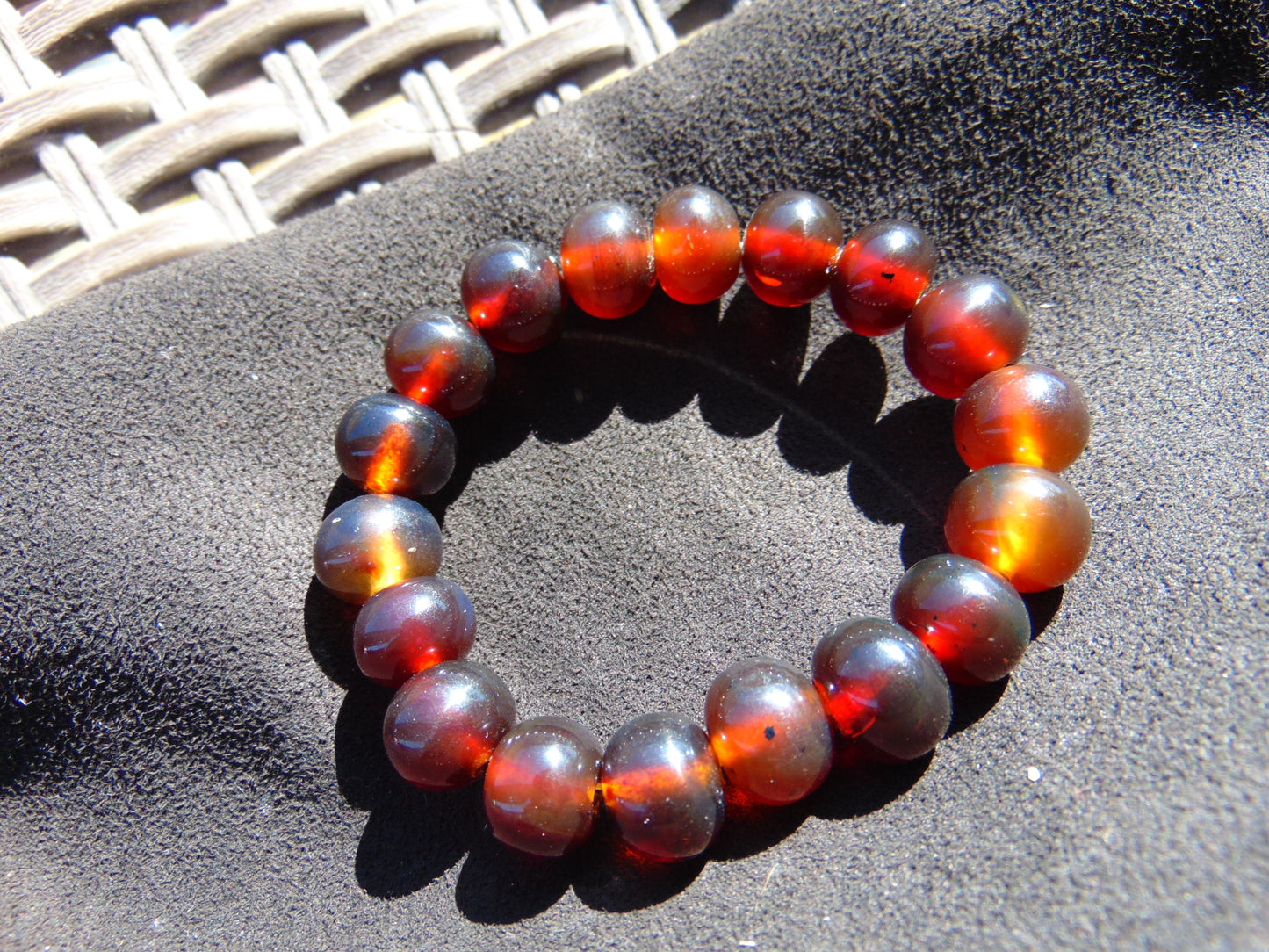 18 Gram 18 Small Beads Bracelet Indonesian Amber for Healing SB9