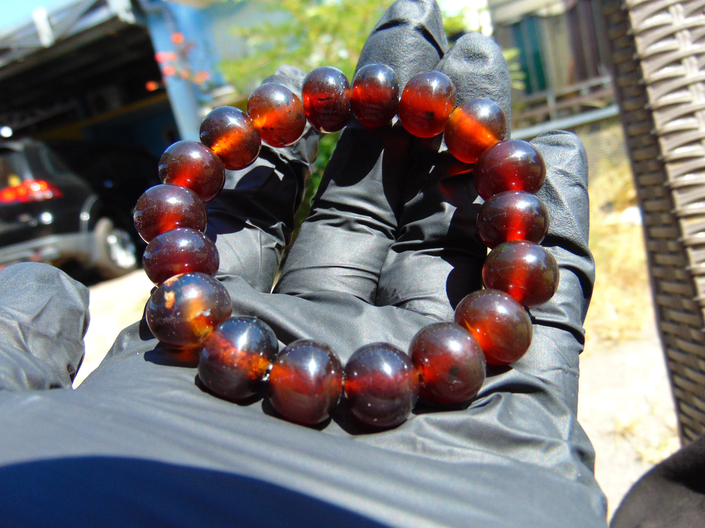 18 Gram 18 Small Beads Bracelet Indonesian Amber for Healing SB9