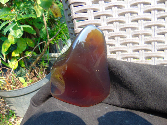 148 gram Full polished Indonesian Purple Amber for Healing AR118