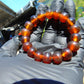 18 Gram 18 small Beads Bracelet Indonesian Cognac Amber for Healing SB22