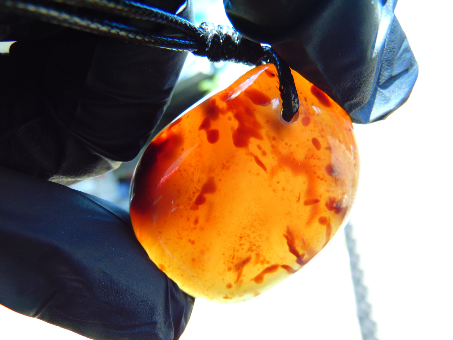 23 gram Pendant Indonesian Crystal Amber for Healing 26A277