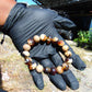 21 Gram 18 Small Beads Bracelet Indonesian white Amber for Healing SB12