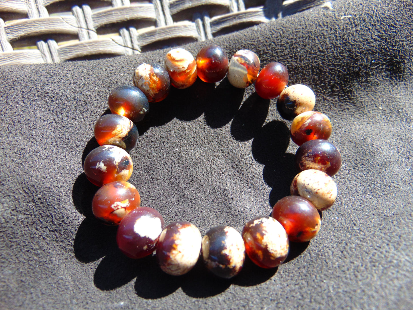 18 Gram 18 Small Beads Bracelet Indonesian Amber for Healing SB6