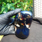277 gram Full polished Indonesian Dark Blue Amber for Healing ML66