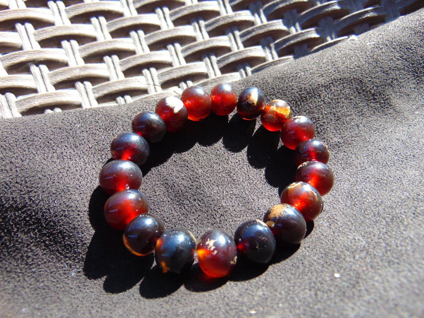 18 Gram 18 Small Beads Bracelet Indonesian Amber for Healing SB5