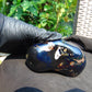 277 gram Full polished Indonesian Dark Blue Amber for Healing ML66