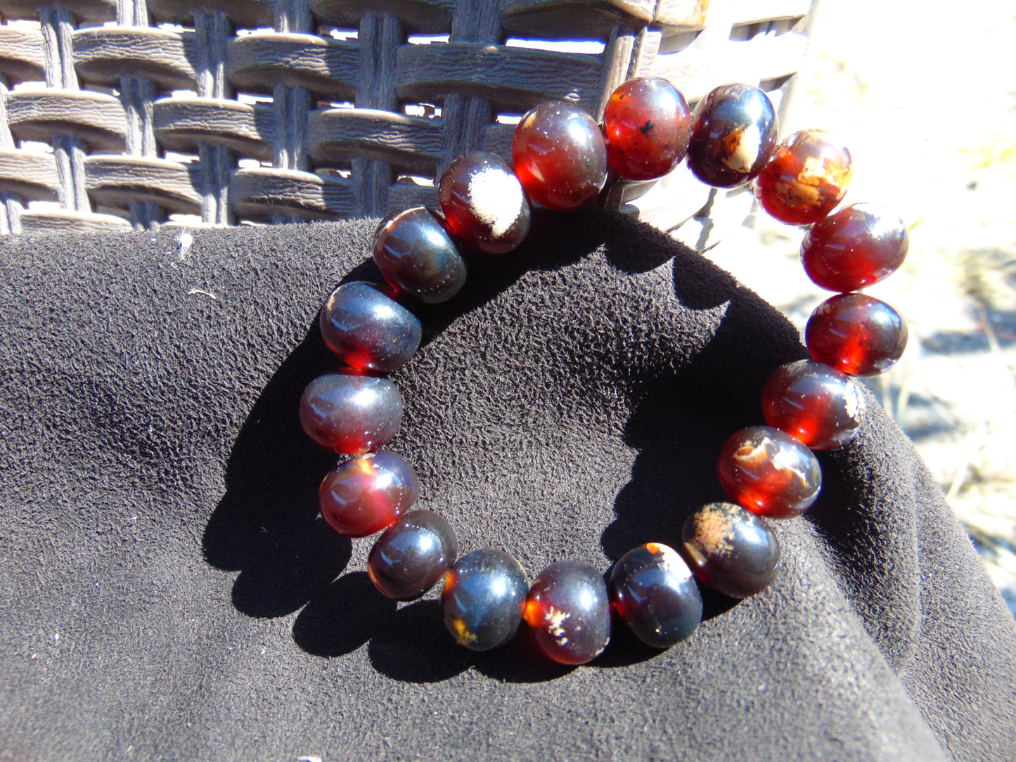 18 Gram 18 Small Beads Bracelet Indonesian Amber for Healing SB5