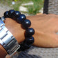33 gram 16 Beads Mala Bracelet Indonesian Cherry Red Amber for Healing A16G210