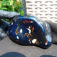 277 gram Full polished Indonesian Dark Blue Amber for Healing ML66