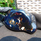 277 gram Full polished Indonesian Dark Blue Amber for Healing ML66