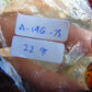 22 gr 14 Small Beads Bracelet Indonesian Crystal Red Amber for Healing A14G75