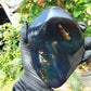 308 gram Full polished Indonesian Dark Purple Blue Amber for Healing ar121