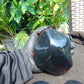 308 gram Full polished Indonesian Dark Purple Blue Amber for Healing ar121