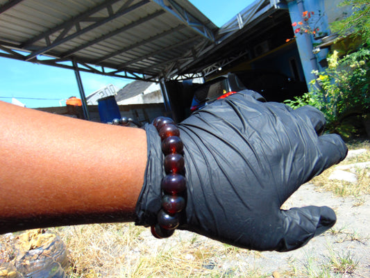 18 Gram 18 Small Beads Bracelet Indonesian Red Amber for Healing SB3